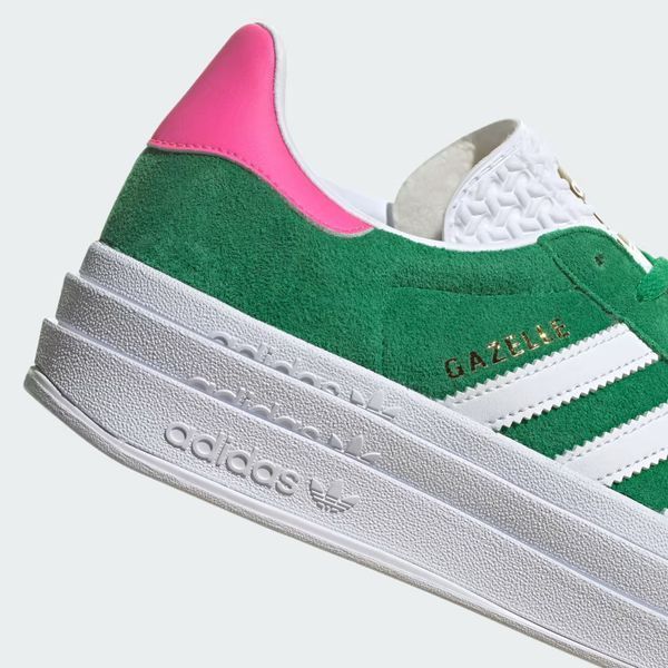 Adidas Gazelle Bold Green Lucid Pink WMNS (IG3136) 40 (25cm) 8 фото