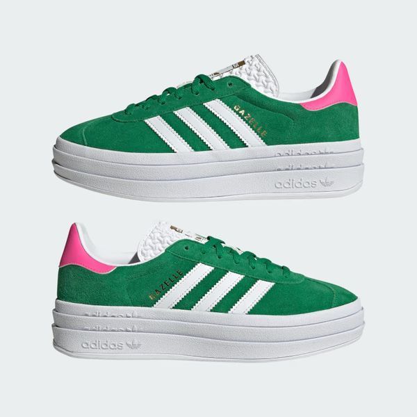 Adidas Gazelle Bold Green Lucid Pink WMNS (IG3136) 40 (25cm) 8 фото